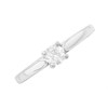 Platinum Diamond Solitaire Engagement Ring - 1/4ct - E/SI1 - H0123 Alternative Image