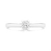 Platinum Diamond Solitaire Engagement Ring - 37pts - L/VVS1 - H03204 Alternative Image