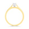 18ct Yellow Gold Diamond Solitaire Engagement Ring - 34pts - Q-R/VS1 - H03206 Alternative Image