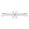 Platinum Diamond Solitaire Engagement Ring - 39pts - F/SI2 - H0334 Alternative Image