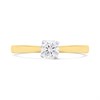 18ct Yellow Gold Diamond Solitaire Engagement Ring - 37pts - H/I2 - H03376 Alternative Image