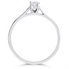 18ct White Gold Diamond Solitaire Engagement Ring - 38pts - I/I2 - H0364 Alternative Image