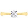 18ct Yellow Gold Diamond Solitaire Engagement Ring - 42pts - Certificated - H0402 Alternative Image