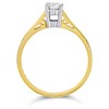 18ct Yellow Gold Diamond Solitaire Engagement Ring - 42pts - Certificated - H0402 Alternative Image
