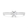 Platinum Diamond Solitaire Engagement Ring - 49pts - K/SI2 - H041179 Alternative Image