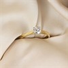 18ct Yellow Gold Diamond Solitaire Engagement Ring - 42pts - L/SI2 - H041229 Alternative Image