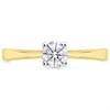18ct Yellow Gold Diamond Solitaire Engagement Ring - 42pts - I/SI1 - H04198 Alternative Image