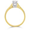 18ct Yellow Gold Diamond Solitaire Engagement Ring - 42pts - I/SI1 - H04198 Alternative Image