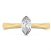 18ct Yellow Gold Diamond Solitaire Engagement Ring - 45pts - Certificated - H04253 Alternative Image