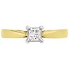 18ct Yellow Gold Diamond Solitaire Engagement Ring - 40pts - F/I2 - H0435 Alternative Image