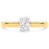 18ct Yellow Gold Diamond Solitaire Engagement Ring - 40pts - J/I2 - H04381 Alternative Image