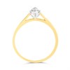 18ct Yellow Gold Diamond Solitaire Engagement Ring - 40pts - F/I2 - H04745 Alternative Image
