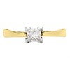 18ct Yellow Gold Diamond Solitaire Engagement Ring - 54pts - M-N/SI2 - H05105 Alternative Image