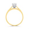 18ct Yellow Gold Diamond Solitaire Engagement Ring - 50pts - H/I2 - H051071 Alternative Image