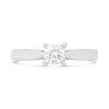 Platinum Diamond Solitaire Engagement Ring - 57pts - I/SI2 - H051174 Alternative Image