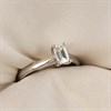 Platinum Diamond Solitaire Engagement Ring - 55pts - J/SI1 - H051233 Alternative Image