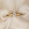 18ct Yellow Gold Diamond Solitaire Engagement Ring - 57pts - G/VS2 - H051256 Alternative Image