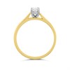 18ct Yellow Gold Diamond Solitaire Engagement Ring - 50pts - Certificated - H051258 Alternative Image