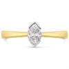18ct Yellow Gold Diamond Solitaire Engagement Ring - 50pts - F/I1 - H05266 Alternative Image