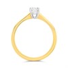 18ct Yellow Gold Diamond Solitaire Engagement Ring - 57pts - F/I1 - H05476 Alternative Image