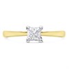 18ct Yellow Gold Diamond Solitaire Engagement Ring - 56pts - L/SI1 - H05569 Alternative Image