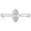 Platinum Diamond Solitaire Engagement Ring - 60pts - F/SI2 - H06112 Alternative Image