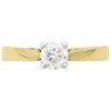 18ct Yellow Gold Diamond Solitaire Engagement Ring - 63pts - G/I2 - H06134 Alternative Image