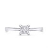 18ct White Gold Diamond Solitaire Engagement Ring - 60pts - K/I1 - H0634 Alternative Image
