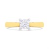 18ct Yellow Gold Diamond Solitaire Engagement Ring - 62pts - G/I2 - H06396 Alternative Image