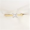 18ct Yellow Gold Diamond Solitaire Engagement Ring - 64pts - G/SI2 - H06411 Alternative Image