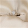Platinum Diamond Solitaire Engagement Ring - 61pts - D/SI2 - H06474 Alternative Image