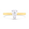 18ct Yellow Gold Diamond Solitaire Engagement Ring - 63pts - Certificated - H06476 Alternative Image