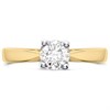 18ct Yellow Gold Diamond Solitaire Engagement Ring - 79pts - I/I2 - H07106 Alternative Image