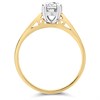 18ct Yellow Gold Diamond Solitaire Engagement Ring - 79pts - I/I2 - H07106 Alternative Image