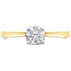 18ct Yellow Gold Diamond Solitaire Engagement Ring - 70pts - H/I2 - H07127 Alternative Image