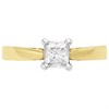 18ct Yellow Gold Diamond Solitaire Engagement Ring - 75pts - I/I2 - H07207 Alternative Image
