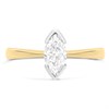 18ct Yellow Gold Diamond Solitaire Engagement Ring - 77pts - I/I2 - H07222 Alternative Image