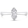 Platinum Diamond Solitaire Engagement Ring - 70pts - H/SI1 - H07237 Alternative Image