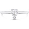 18ct White Gold Diamond Solitaire Engagement Ring - 71pts - Certificated - H07244 Alternative Image