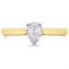 18ct Yellow Gold Diamond Solitaire Engagement Ring - 70pts - G/I1 - H07252 Alternative Image