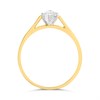 18ct Yellow Gold Diamond Solitaire Engagement Ring - 71pts - K/I1 - H07494 Alternative Image