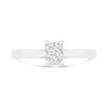 Platinum Diamond Solitaire Engagement Ring - 70pts - L/VVS2 - H07854 Alternative Image