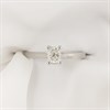 Platinum Diamond Solitaire Engagement Ring - 70pts - L/VVS2 - H07854 Alternative Image