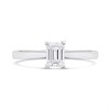 Platinum Diamond Solitaire Engagement Ring - 73pts - F/SI1 - H07998 Alternative Image