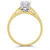 18ct Yellow Gold Diamond Solitaire Engagement Ring - 85pts - G/I2 - H08188 Alternative Image