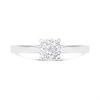 Platinum Diamond Solitaire Engagement Ring - 80pts - I/SI2 - H08277 Alternative Image