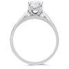 Platinum Diamond Solitaire Engagement Ring - 80pts - K/SI2 - H0827 Alternative Image