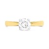18ct Yellow Gold Diamond Solitaire Engagement Ring - 92pts - Q-R/SI1 - H09112 Alternative Image