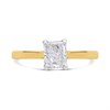 18ct Yellow Gold Diamond Solitaire Engagement Ring - 92pts - M/VS1 - H09141 Alternative Image