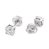 18ct White Gold Diamond Solitaire Earrings - 92pts/pair - F/SI2-I2 - H0914 Alternative Image